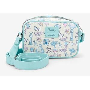 NEW!‎ Loungefly Disney Alice In Wonderland Icons Camera CROSSBODY Bag Purse
